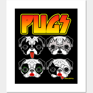 Pug Licks Posters and Art